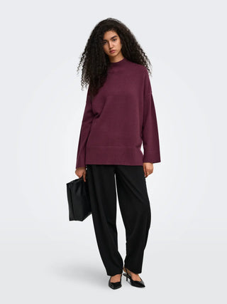 ONLY MAGLIONE MARY A COLLO ALTO 15379251 FIG