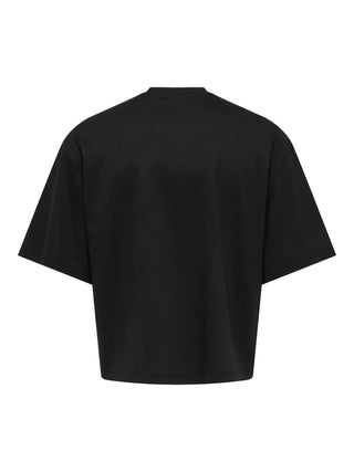 ONLY&SONS FRED T-SHIRT OVERSIZE CROP 22036100 BLK