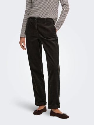 JACQUELINE DE YONG SHIRAZ PANTALONE IN VELLUTO A COSTINE 15376602 CLT