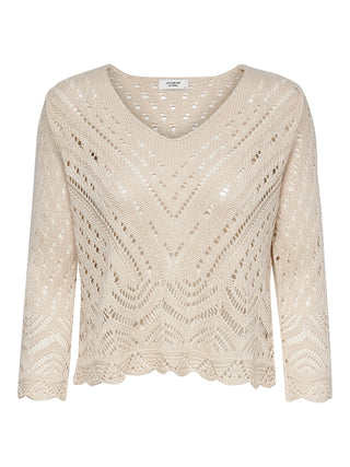 JACQUELINE DE YONG NEW SUN MAGLIONCINO 3/4 TRAFORATO 15212788 TPC