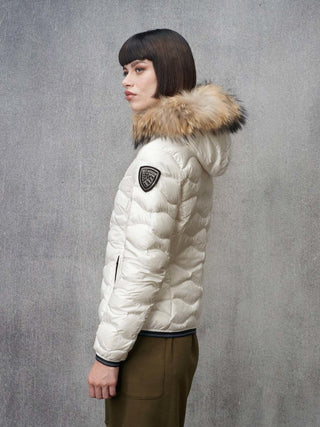 BLAUER PIUMINO ALDIE CON PELLICCIA DONNA BLDC03048 006047 100BI