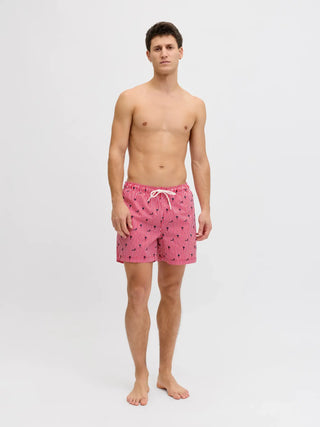 JACK&JONES MAUI BREEZE BOXER MARE FANTASIA A RIGHE CON PALME 12291425 TRD
