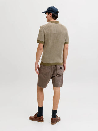 JACK&JONES POLO UMO IN MAGLIA A MANICHE CORTE 12291058 MRO