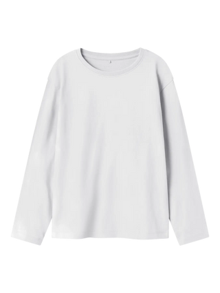 NAME IT T-SHIRT A MANICHE LUNGHE 13232311 BGW