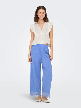 ONLY PAULA TULUM PANTALONI DONNA 15343184 BLB