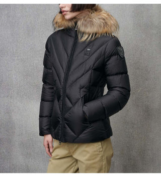BLAUER ALICIA DOWN JACKET WITH FUR WOMEN BLDC03051 006047 999CB 