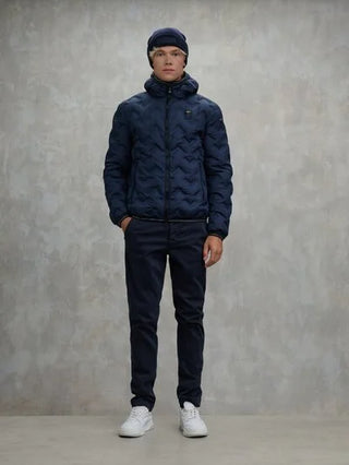 BLAUER PIUMINO PIERY CON CAPPUCCIO UOMO BLUC03233 007308 888TB