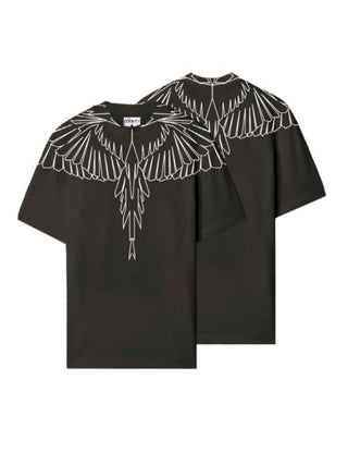 COUNTY OF MILAN T-SHIRT CON ALI COUNTY OF MILAN DONNA 25ICM30066 NER