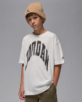 NIKE JORDAN T-SHIRT CON LOGO SUL DAVANTI JR 95F391 782