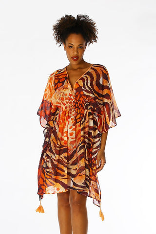 POSITANO BY JEAN PAUL PONCHO COTONE MEZZA MANICA FANTASIA 51884 01