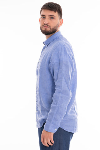 TOMMY HILFIGER M CAMICIA PIGMENT DYED SOLID REGULAR FIT MW34602 C30