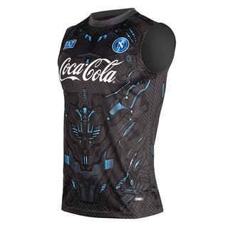 EA7 NAPOLI T-SHIRT SMANICATO NAPOLI COCA COLA TRAINING STAFF N26T01 NER