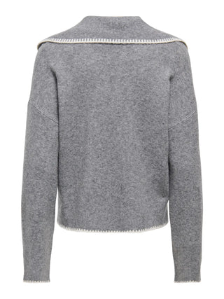 ONLY MAGLIONE VIBE CON SCOLLO A V 15373780 MGM