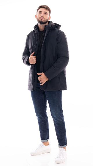 SAVE THE DUCK PTERIS COAT IN POLAR FLEECE MEN D41370M LEXY19 10000