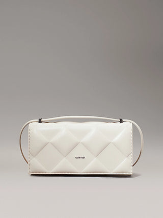 CALVIN KLEIN BORSA A SPALLA DIAMOND QUILT CON LOGO DONNA K612905 PCJ