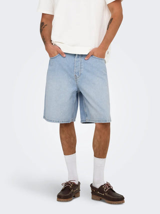 ONLY&SONS FADE BERMUDA DI JEANS 22033155 LBD