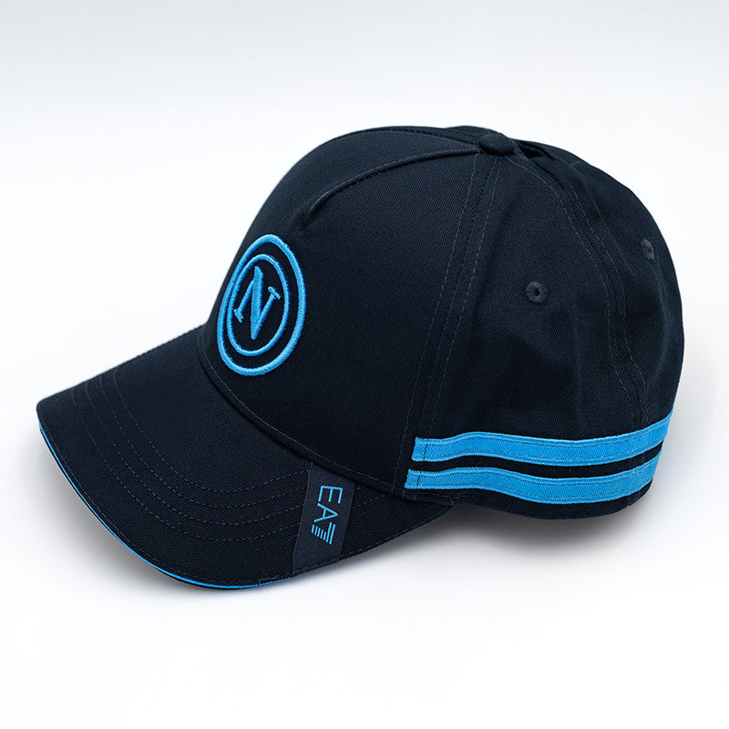 Cappello SSC Napoli Enzo Castellano Visiera Scudetto Campione D'Italia N 3 Blu Cappello SSC Napoli Enzo Castellano Visiera Scudetto Campione D'Italia N 3 Blu