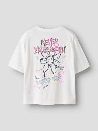 NAME IT FFEIVAZ T-SHIRT CON STAMPA 13254522 BGW