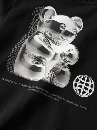 NAME IT DIGU FELPA JR CON ORSO 13253740 BLK