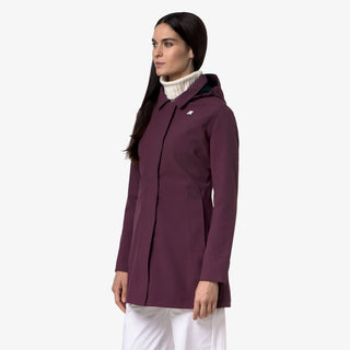 K-WAY MATHY BONDED GIUBBINO LUNGO DONNA K2148BW D0R