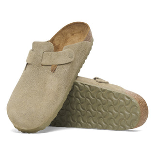 BIRKENSTOCK SANDALI BOSTON FADED SUEDE LEATHER 1025844
