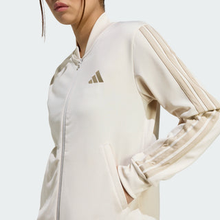 ADIDAS TUTA ADIDAS FELPA ZIP + PANTALONE A ZAMPA CON LOGO DONNA KB8162