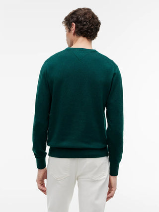 TOMMY HILFIGER PIMA ORG MAGLIONE GIROCOLLO MW28046 MQ8