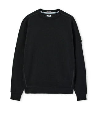 WEEKEND OFFENDER FELPA CON PATCH SUL BRACCIO SW3B18 THUNDER BLK