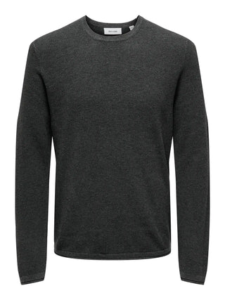 ONLY&SONS FELIX MAGLIONE REGULAR UOMO (col:black) 22029042 BLK