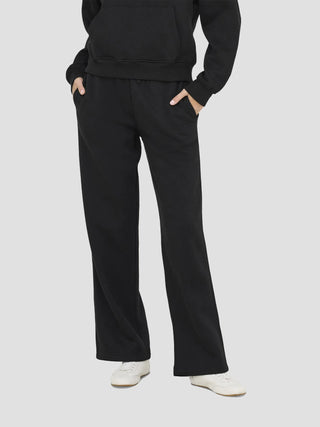 ONLY PANTALONE IN FELPA DONNA LARGO BEST 15338734 BLK