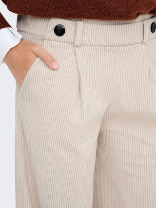 JACQUELINE DE YONG PANTALONI GEGGO CON BOTTONI IN VITA 15357186 PMS