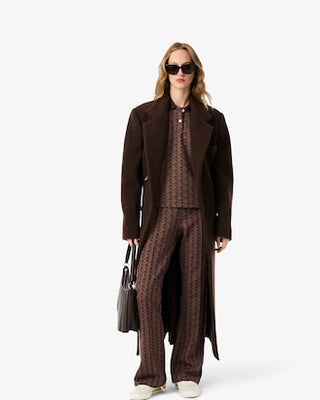 LACOSTE POLO LACOSTE SLIM FIT IN JACQUARD CON MONOGRAMMA DF3364 9I4