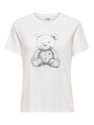 JACQUELINE DE YONG T-SHIRT BIBBI CON BASSOTTO DONNA 15356686 CLD