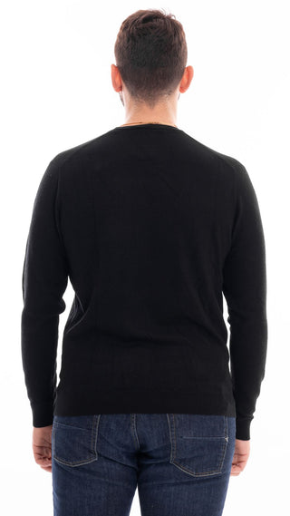 MARKUP MAGLIONE GIROCOLLO IN CASHMERE UOMO MK790116 NER