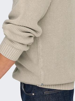 ONLY&SONS ROSU MAGLIONE EFFETTO LAVATO 22031545 SVL