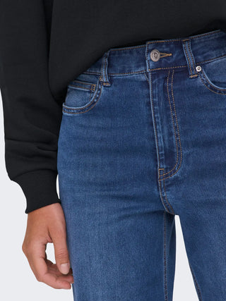 ONLY MADISON JEANS GAMBA LARGA DONNA 15358210 DBD