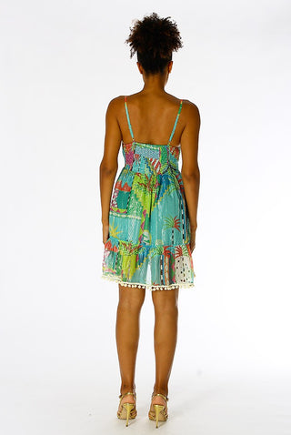 POSITANO BY JEAN PAUL ABITO MINI VISCOSA 
SPALLINA FANTASIA 32339 07