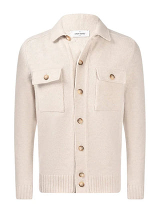 GRAN SASSO MAGLIONE GIUBBOTTO IN LANA CON BOTTONI 13109/25079 054