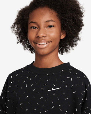 NIKE CLUB FLEECE OVERSIZED CREW JR FD2943 010