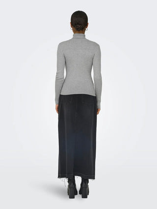 JACQUELINE DE YONG PLUM HIGH NECK SWEATER WOMEN 15328328 LGM