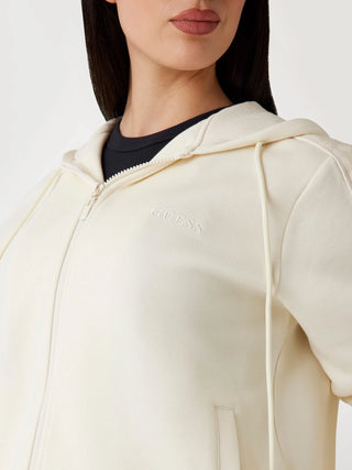 GUESS FELPA MARYELLA CON ZIP DONNA V5YQ00KB3P2 G1O6