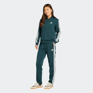ADIDAS TUTA COMPLETA FELPA ZIP + PANTALONE 3 STRISCE DONNA JX0505