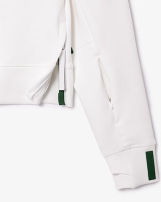 LACOSTE FELPA LACOSTE CON CAPPUCCIO CORTA IN COTONE SF0281 001