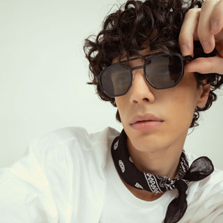 OS SUNGLASSES BAKU OCCHIALI DA SOLE LENTE VERDE PETROLIO OS2049-C03