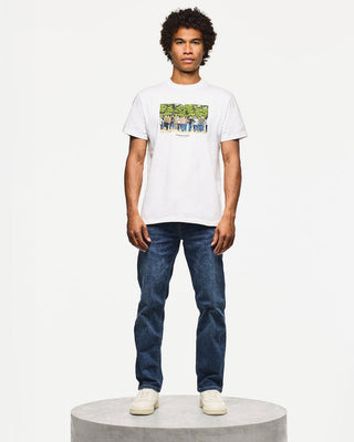 WEEKEND OFFENDER T-SHIRT GSE CON STAMPA PT3A19 GSE WHT