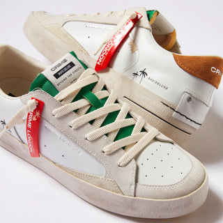 CRIME LONDON SK8 DELUXE SNEAKERS IN PELLE 14100PP7 10