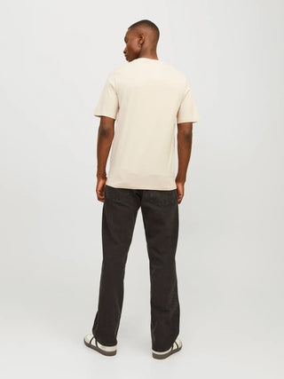 JACK&JONES T-SHIRT BASIC IN COTONE ORGANICO 12156101 MNB