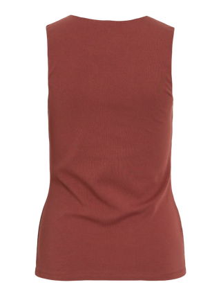 VILA TOP YARROW GIROMANICA CON SCOLLO A CONTRASTO 14121001 SBE