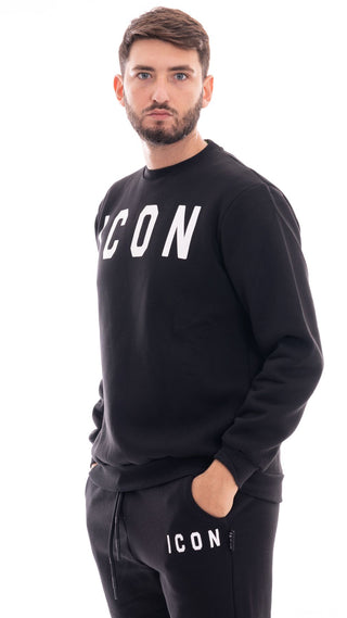 ICON FELPA GIROCOLLO UOMO IU9023FG NRP