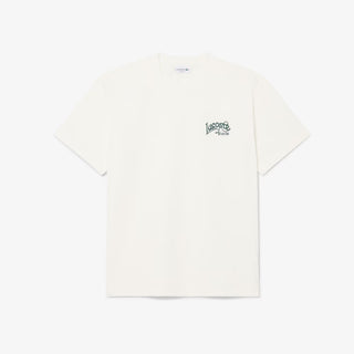 LACOSTE T-SHIRT IN JERSEY CON RICAMI UOMO TH9985 70V